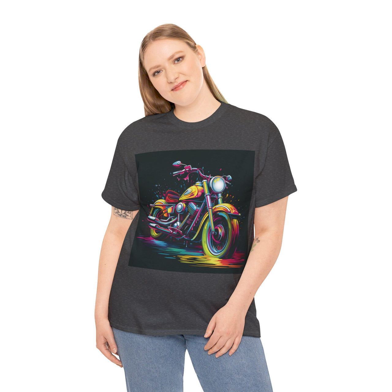 Bold Ride Motorcycle Graphic T-Shirt | Vibrant Biker Style Tee for Adventure Enthusiasts