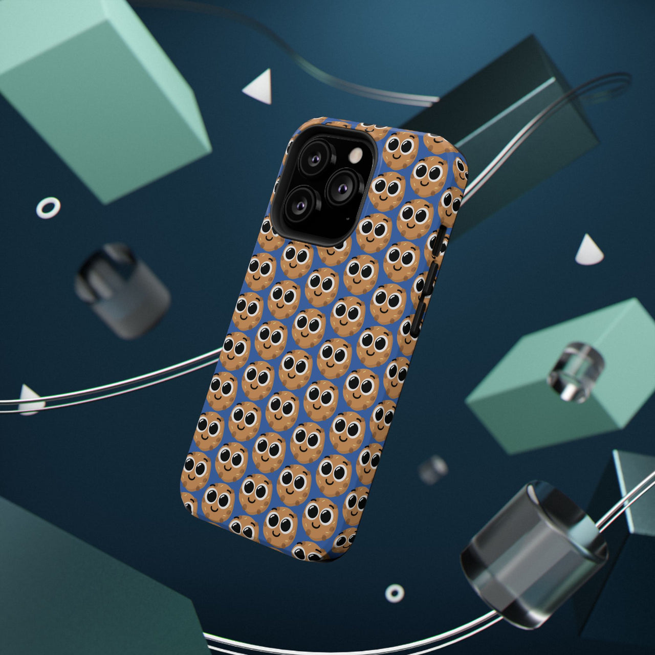 Phone Case - Happy Cookie Pattern - Impact-Resistant