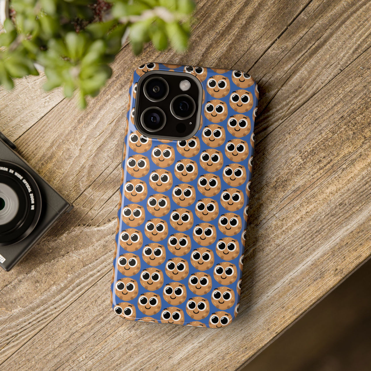 Phone Case - Happy Cookie Pattern - Impact-Resistant