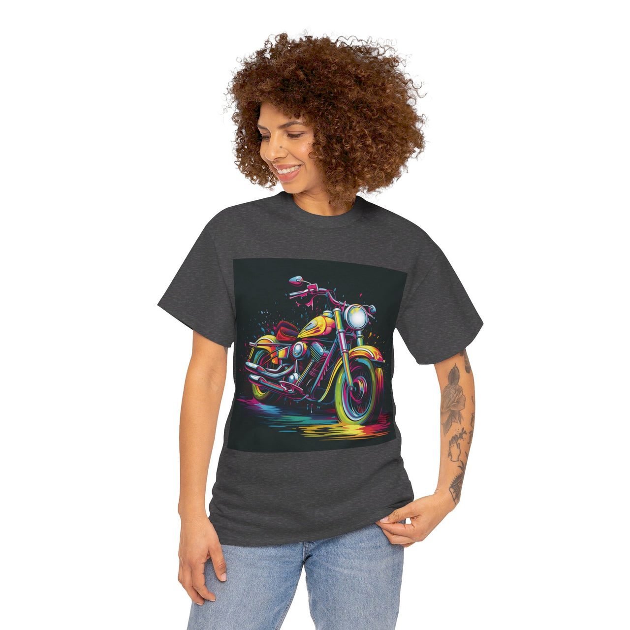 Bold Ride Motorcycle Graphic T-Shirt | Vibrant Biker Style Tee for Adventure Enthusiasts