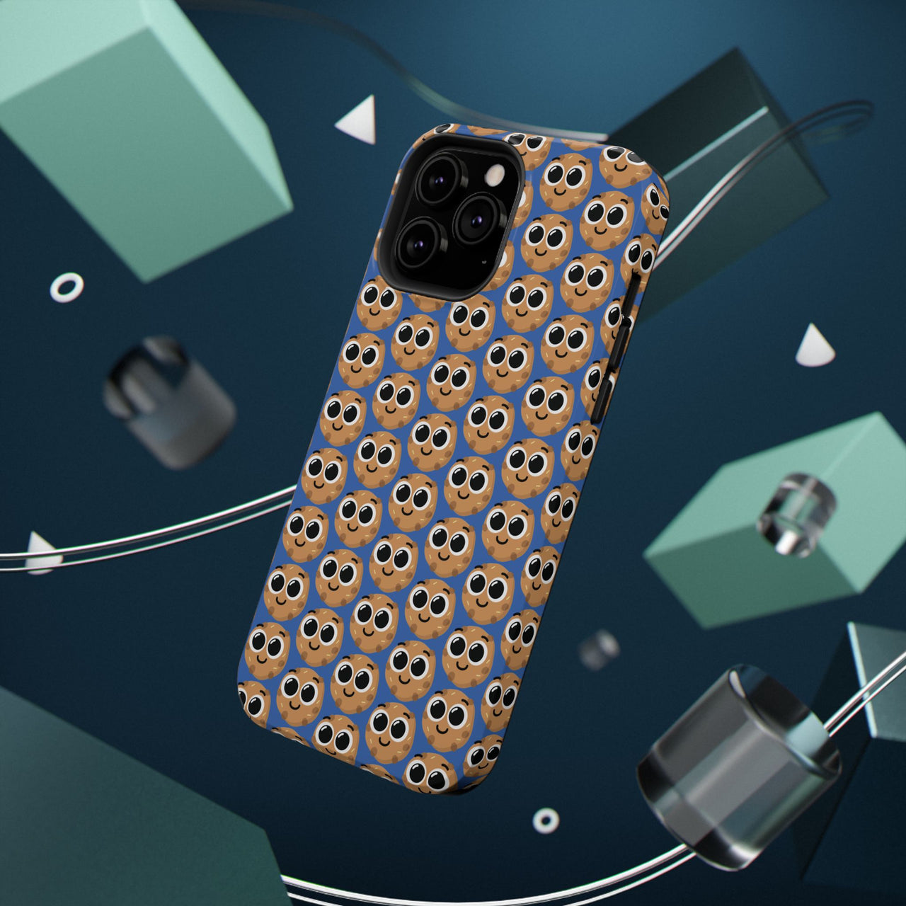 Phone Case - Happy Cookie Pattern - Impact-Resistant