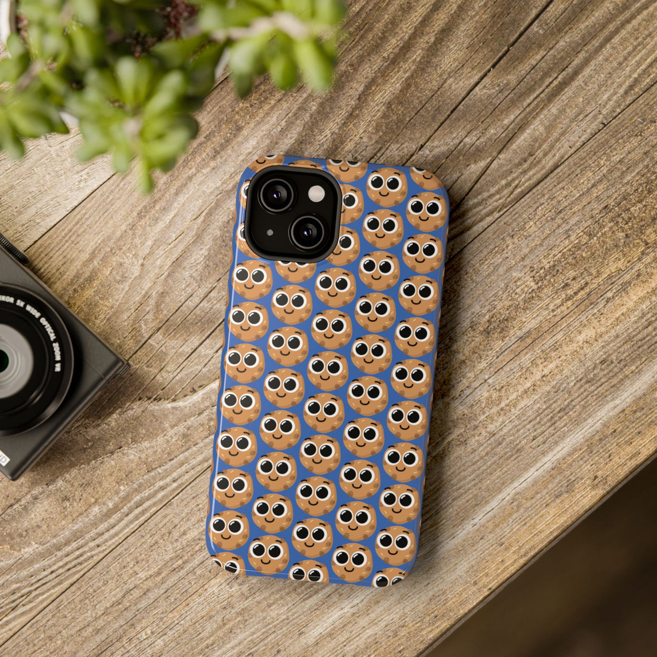 Phone Case - Happy Cookie Pattern - Impact-Resistant