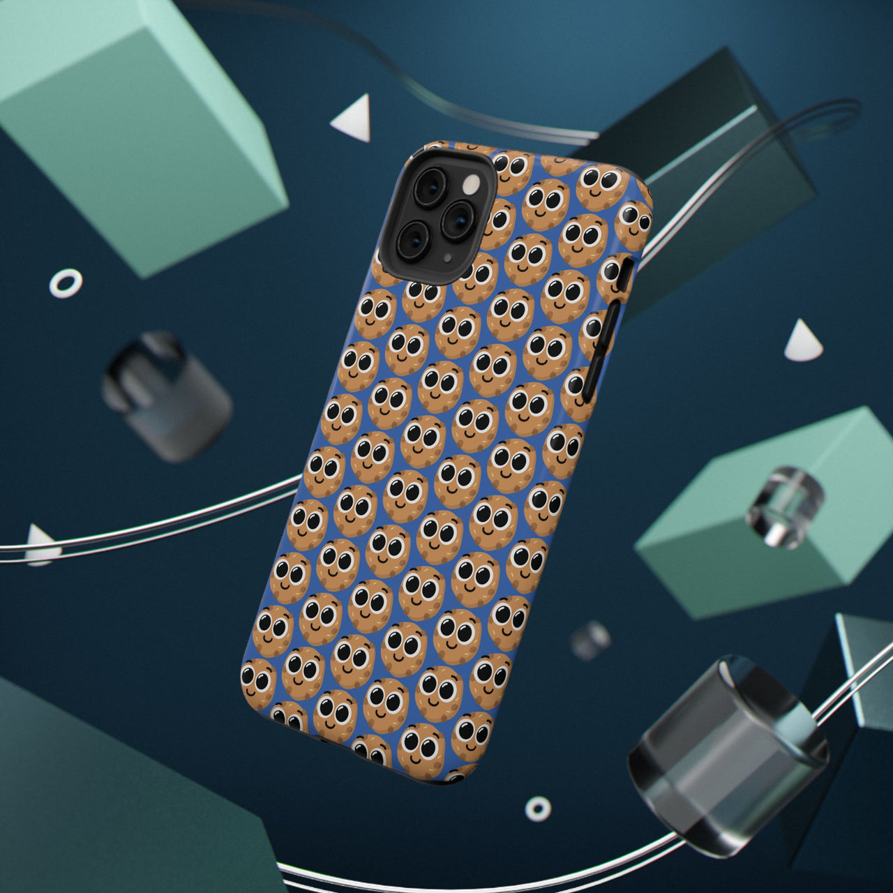 Phone Case - Happy Cookie Pattern - Impact-Resistant