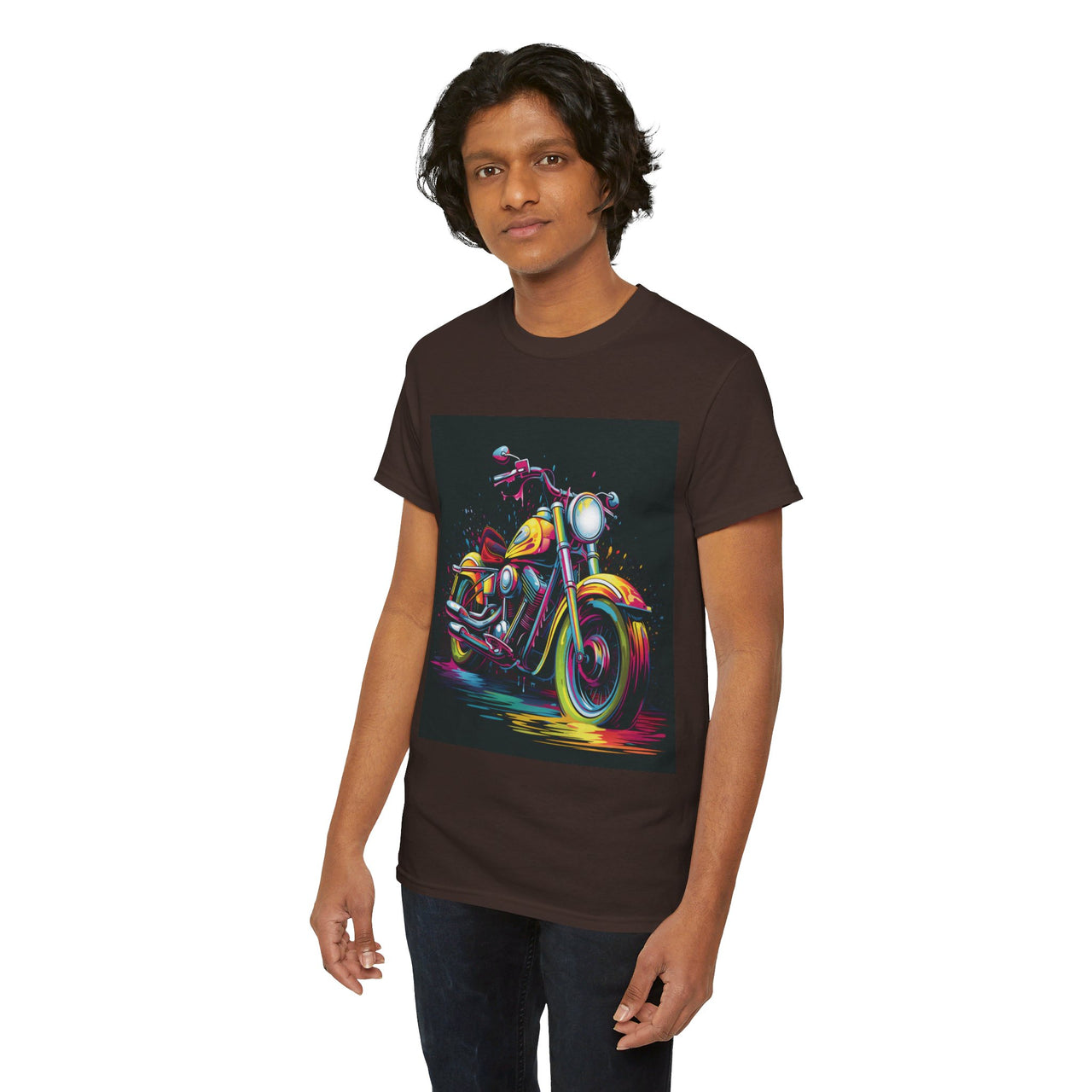 Bold Ride Motorcycle Graphic T-Shirt | Vibrant Biker Style Tee for Adventure Enthusiasts