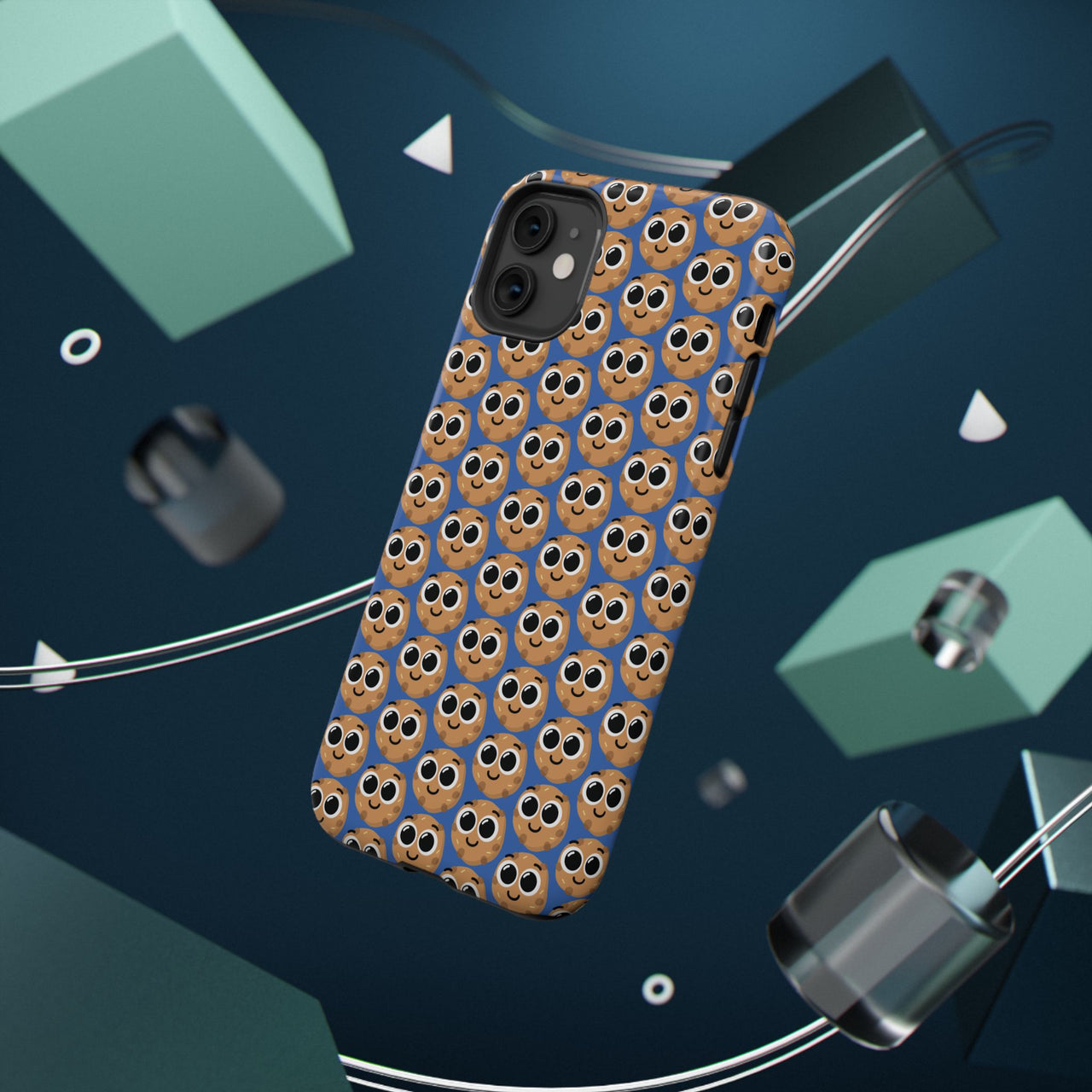 Phone Case - Happy Cookie Pattern - Impact-Resistant