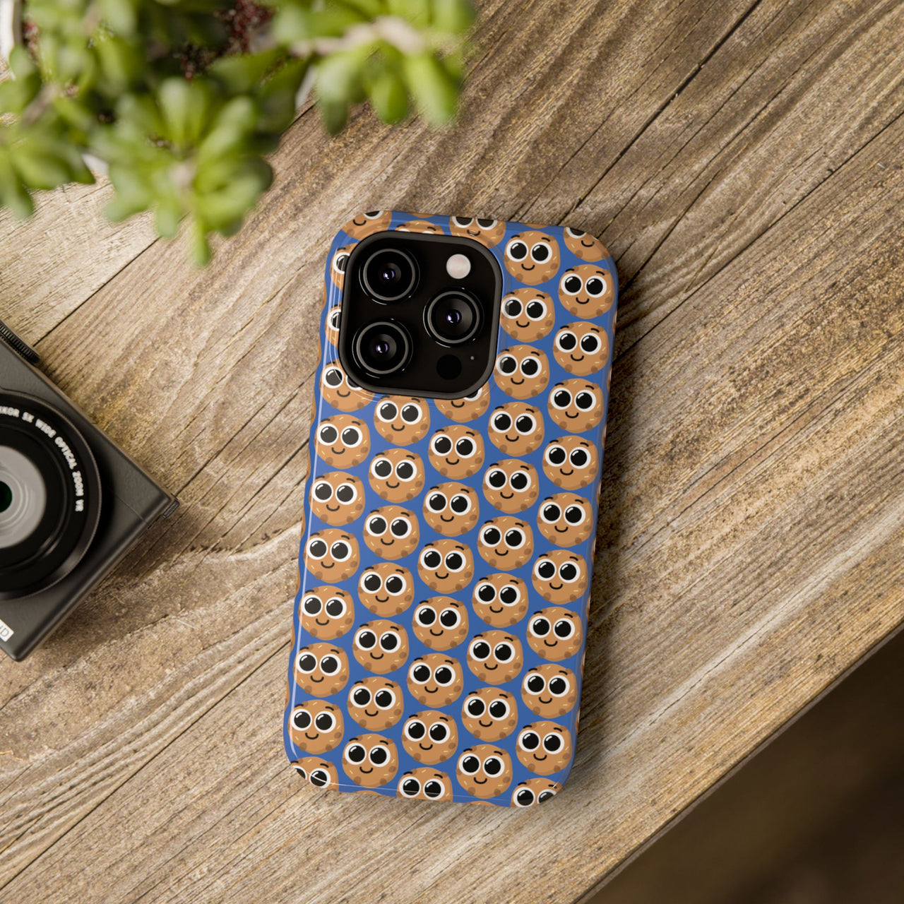 Phone Case - Happy Cookie Pattern - Impact-Resistant