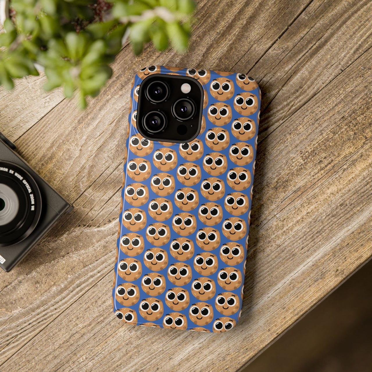 Phone Case - Happy Cookie Pattern - Impact-Resistant