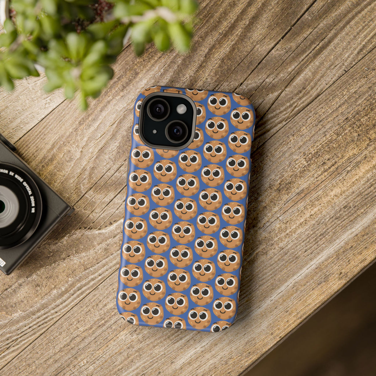 Phone Case - Happy Cookie Pattern - Impact-Resistant