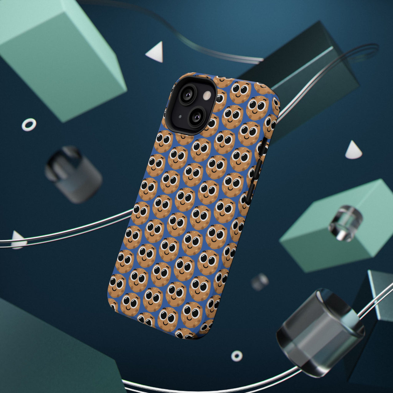 Phone Case - Happy Cookie Pattern - Impact-Resistant