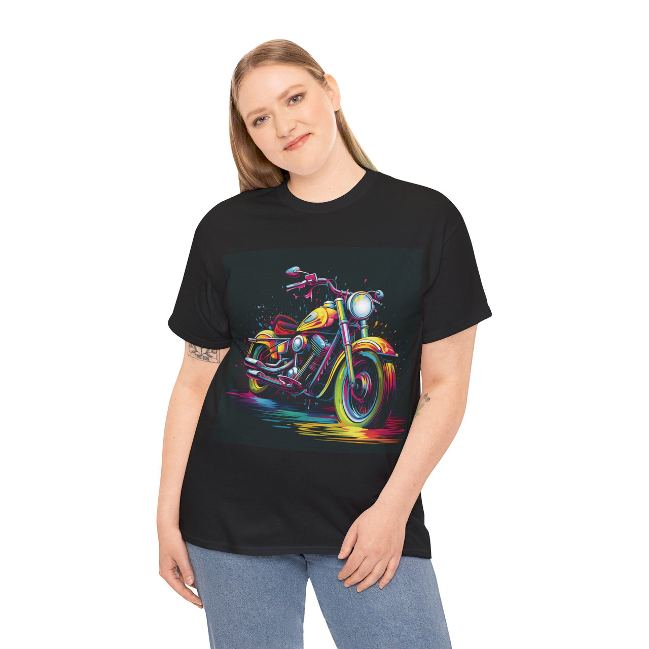 Bold Ride Motorcycle Graphic T-Shirt | Vibrant Biker Style Tee for Adventure Enthusiasts