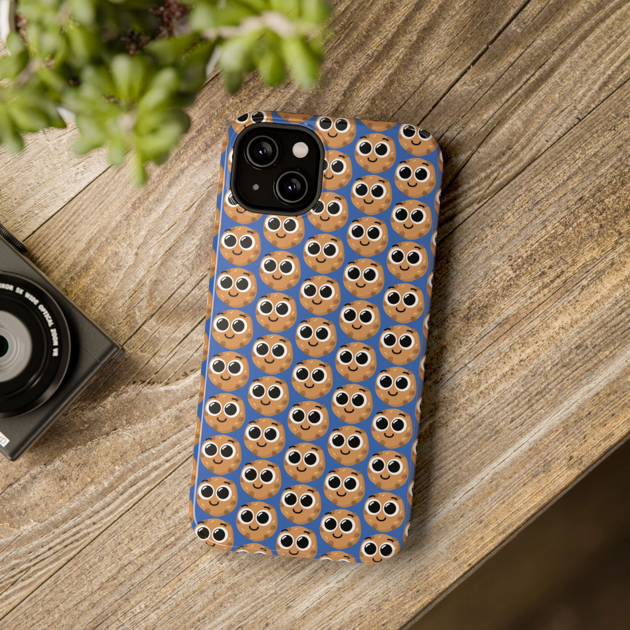 Phone Case - Happy Cookie Pattern - Impact-Resistant