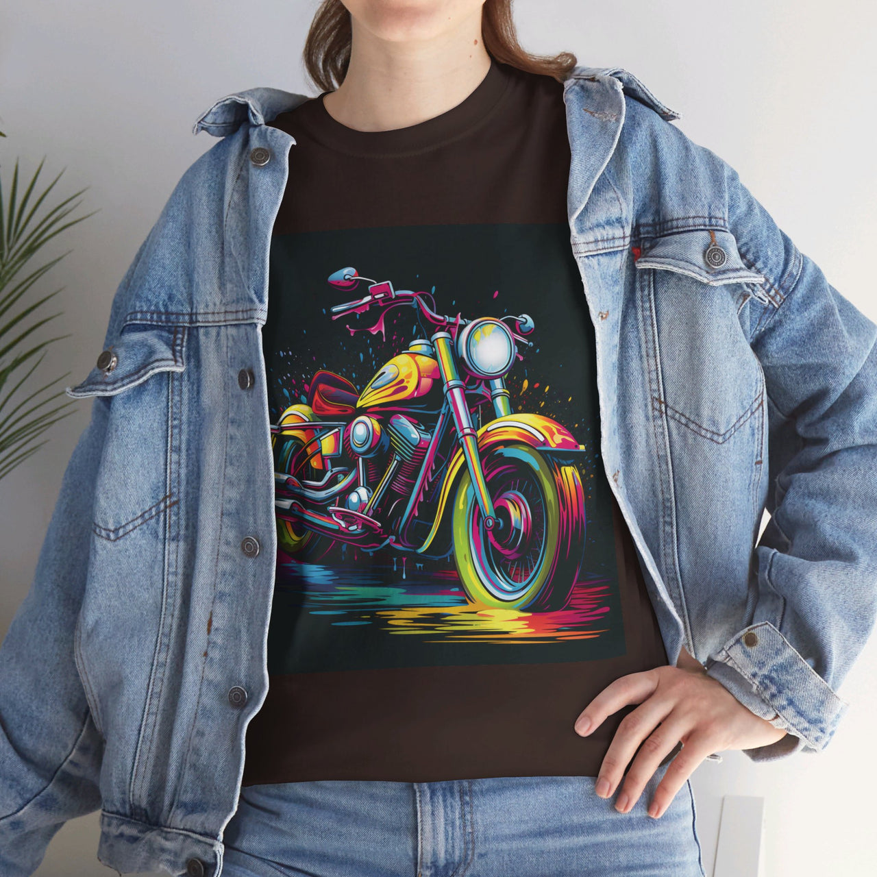 Bold Ride Motorcycle Graphic T-Shirt | Vibrant Biker Style Tee for Adventure Enthusiasts