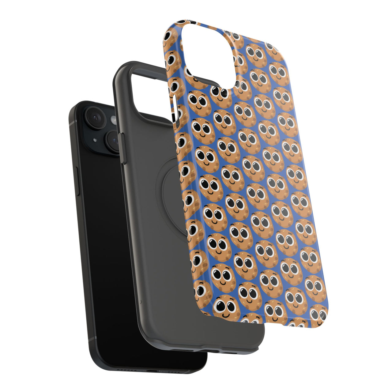 Phone Case - Happy Cookie Pattern - Impact-Resistant