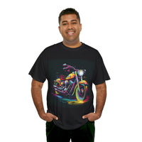 Thumbnail for Bold Ride Motorcycle Graphic T-Shirt | Vibrant Biker Style Tee for Adventure Enthusiasts