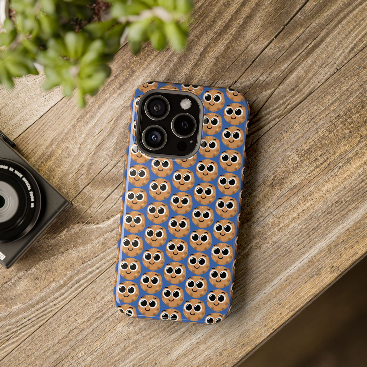 Phone Case - Happy Cookie Pattern - Impact-Resistant