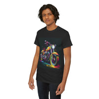 Thumbnail for Bold Ride Motorcycle Graphic T-Shirt | Vibrant Biker Style Tee for Adventure Enthusiasts