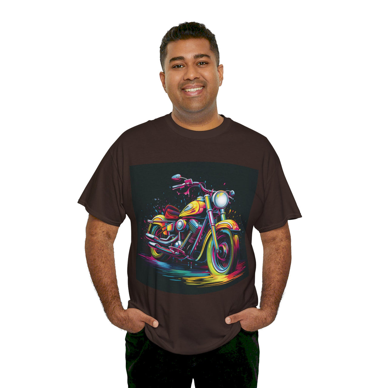 Bold Ride Motorcycle Graphic T-Shirt | Vibrant Biker Style Tee for Adventure Enthusiasts