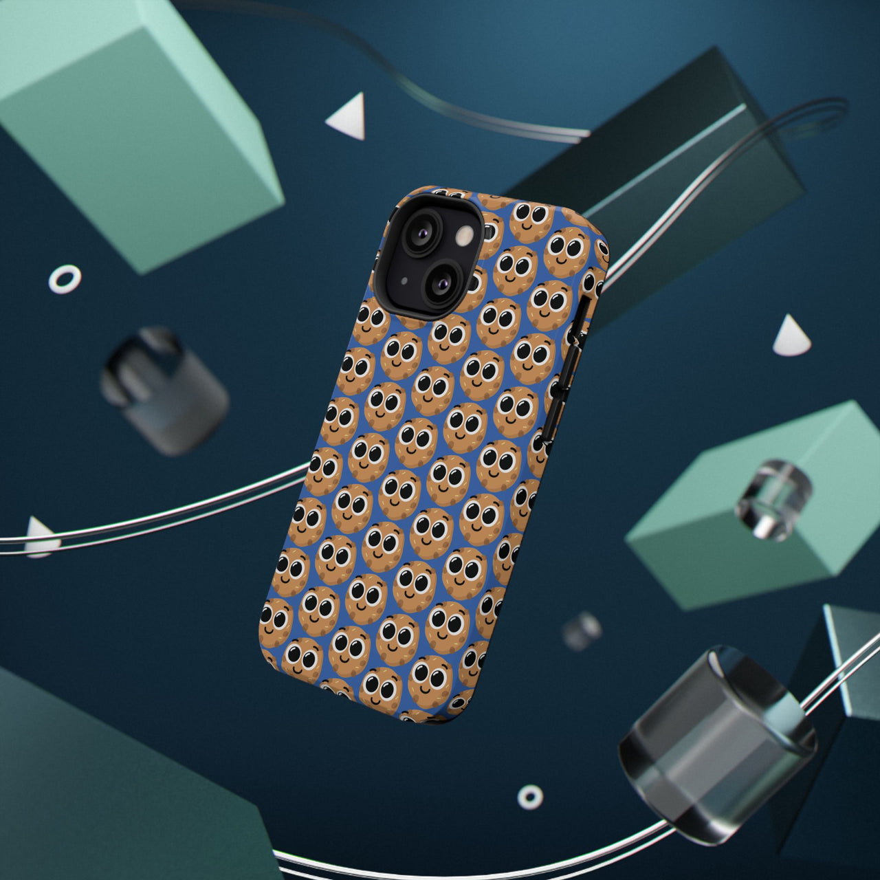 Phone Case - Happy Cookie Pattern - Impact-Resistant