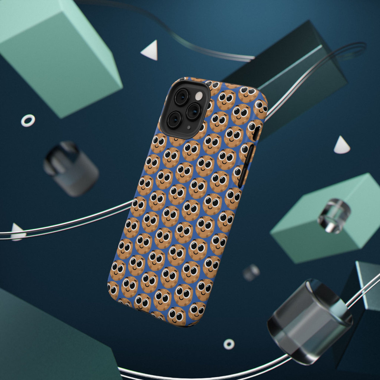 Phone Case - Happy Cookie Pattern - Impact-Resistant