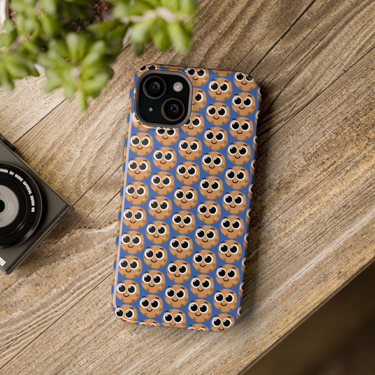 Phone Case - Happy Cookie Pattern - Impact-Resistant