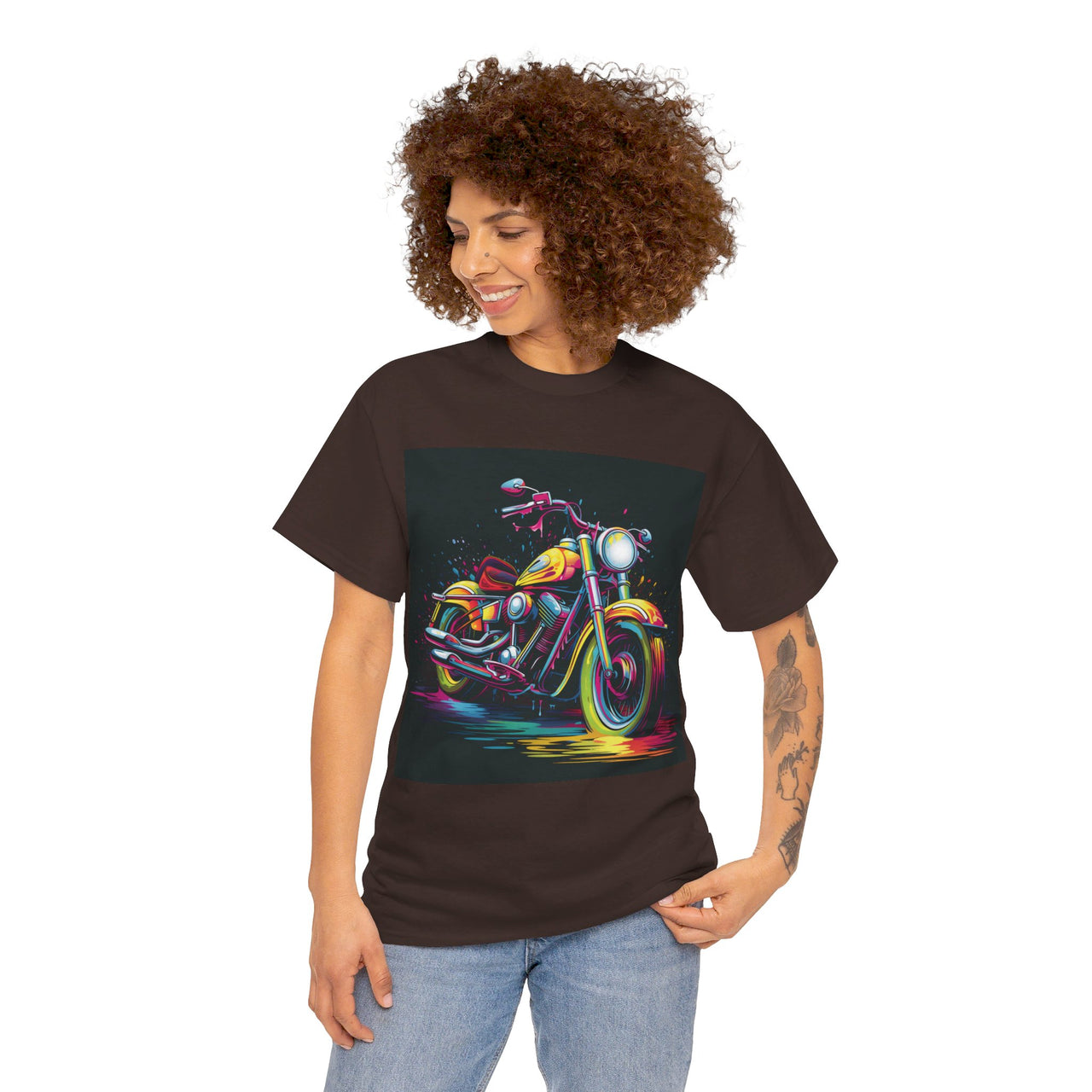 Bold Ride Motorcycle Graphic T-Shirt | Vibrant Biker Style Tee for Adventure Enthusiasts