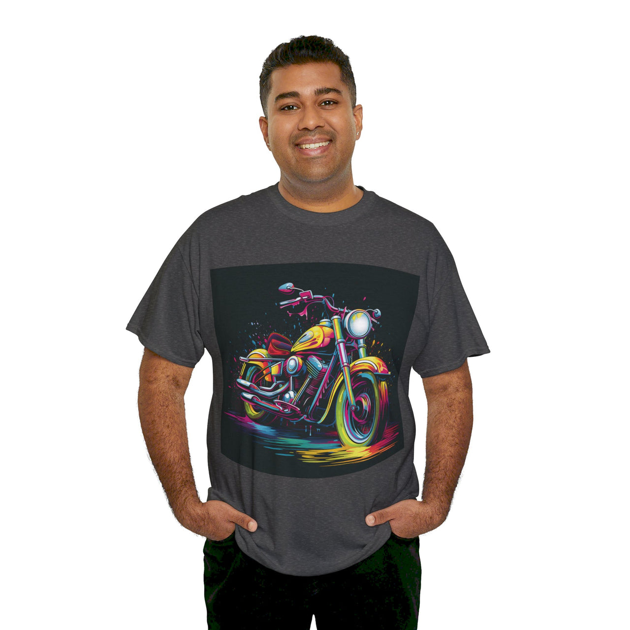 Bold Ride Motorcycle Graphic T-Shirt | Vibrant Biker Style Tee for Adventure Enthusiasts