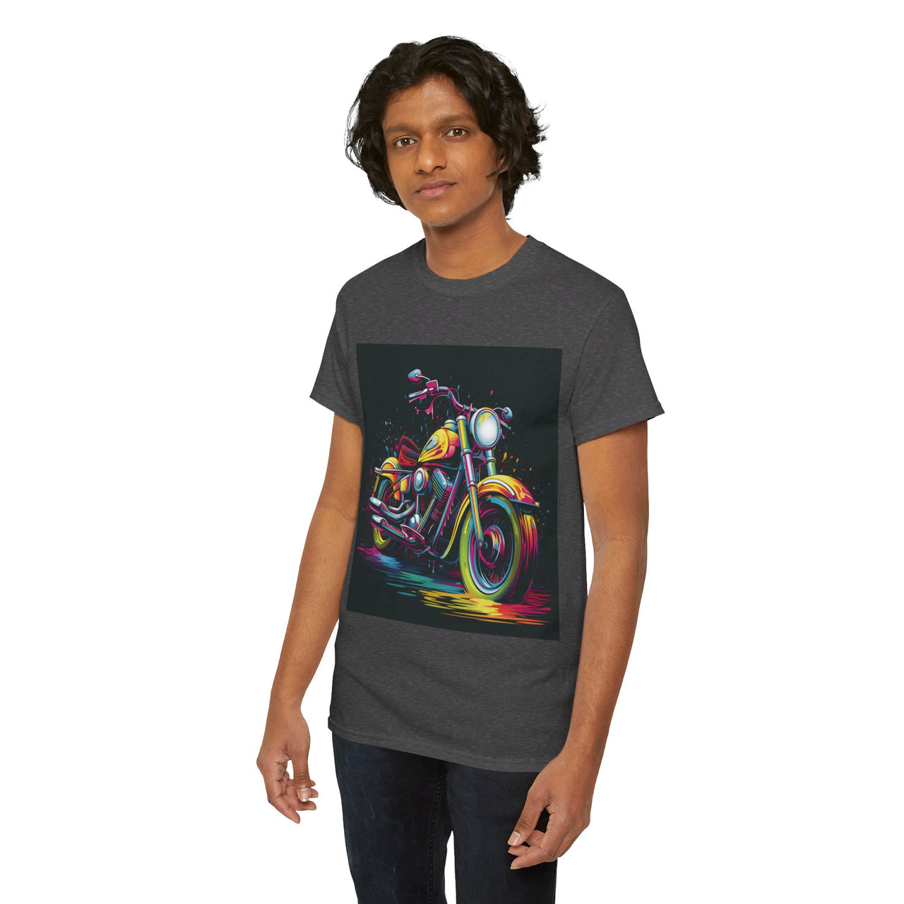 Bold Ride Motorcycle Graphic T-Shirt | Vibrant Biker Style Tee for Adventure Enthusiasts