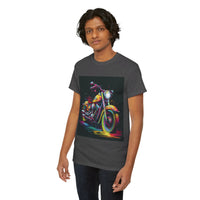 Thumbnail for Bold Ride Motorcycle Graphic T-Shirt | Vibrant Biker Style Tee for Adventure Enthusiasts